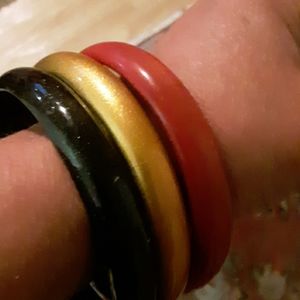 Vintage Lucite Bangle Bracelets